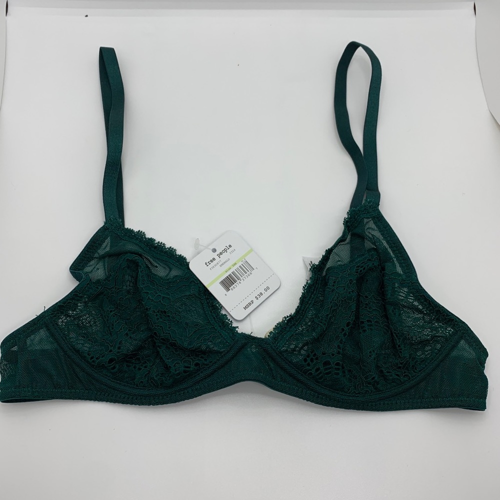 NWT Free People Emerald 34B Bra MSRP$38.